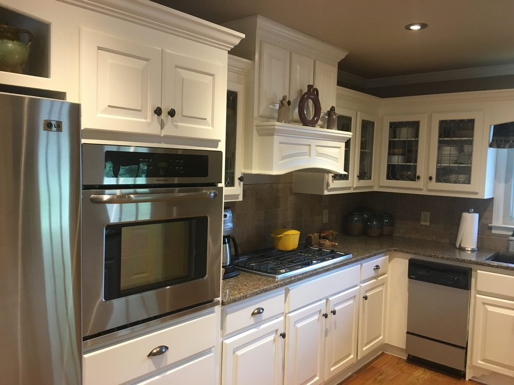 Kitchen cabinet painting project in Cartersville GA by Fowler Professional Painting